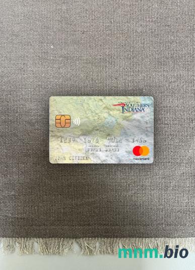 USA University of Southern Indiana bank wygląd zdjęcia mastercard skan PSD + zdjęcie